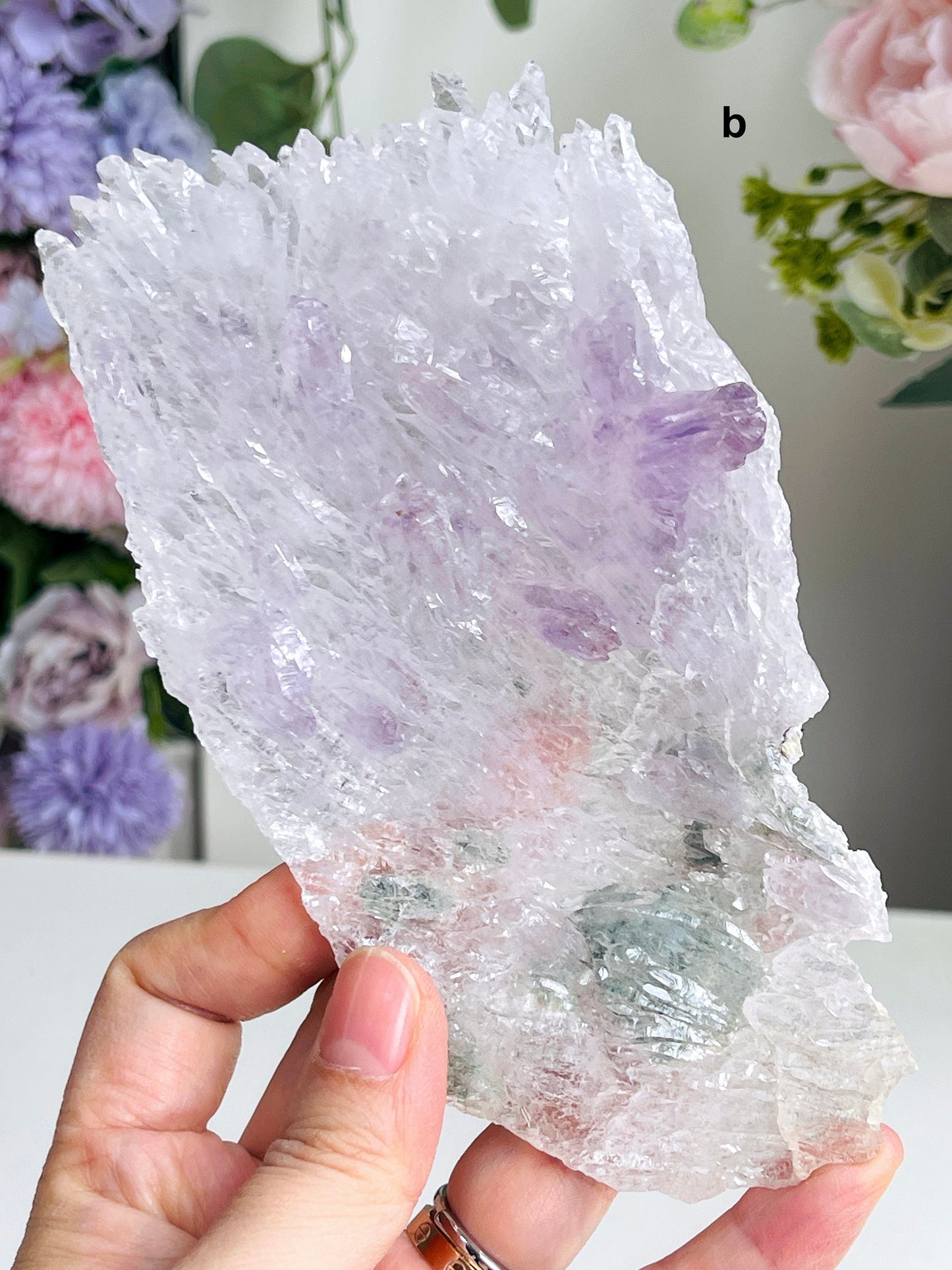 Unique Amethyst Flower, Amethyst Flower, Rare Amethyst Flower Cluster - Mineral Specimen - Rare Amethyst Flower Specimen