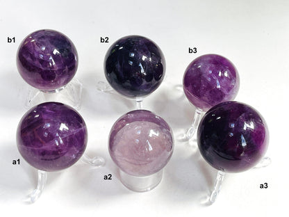 High Quality Purple Mica Fluorite balls -1