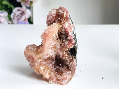 Pink Amethyst,  Pink Amethyst Freefrom, Druzy Rough Pink Amethyst, Pink Amethyst Crystal,Crystal Gift,Home decor