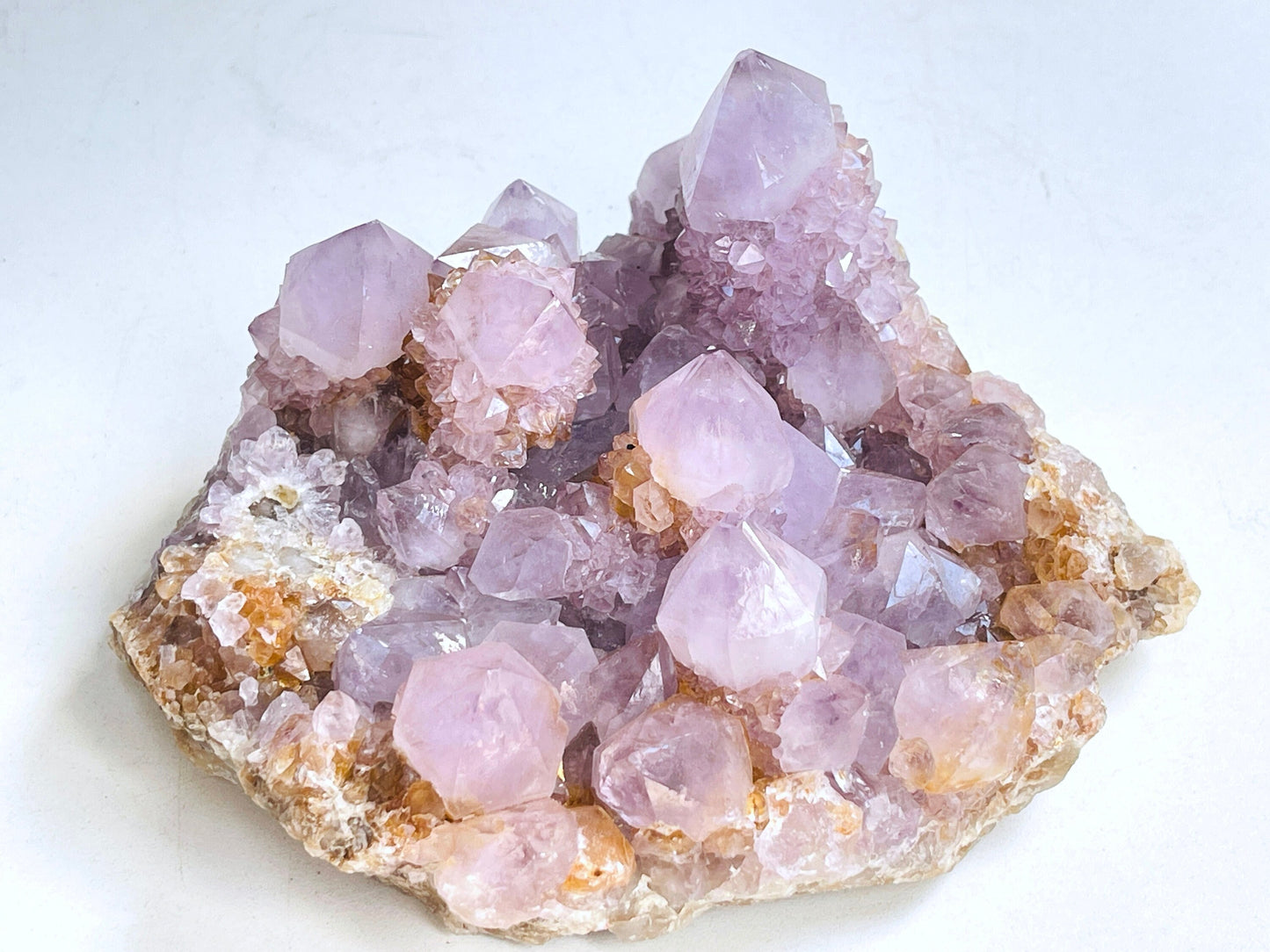 Spirit Quartz Cluster, 988g Lilac Spirit Quartz Point Cluster lilac fairy quartz, amazing Amethyst spirit quartz , amethyst spirit quartz,