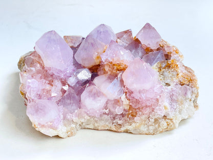 Spirit Quartz Cluster, 988g Lilac Spirit Quartz Point Cluster lilac fairy quartz, amazing Amethyst spirit quartz , amethyst spirit quartz,