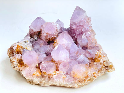 Spirit Quartz Cluster, 988g Lilac Spirit Quartz Point Cluster lilac fairy quartz, amazing Amethyst spirit quartz , amethyst spirit quartz,