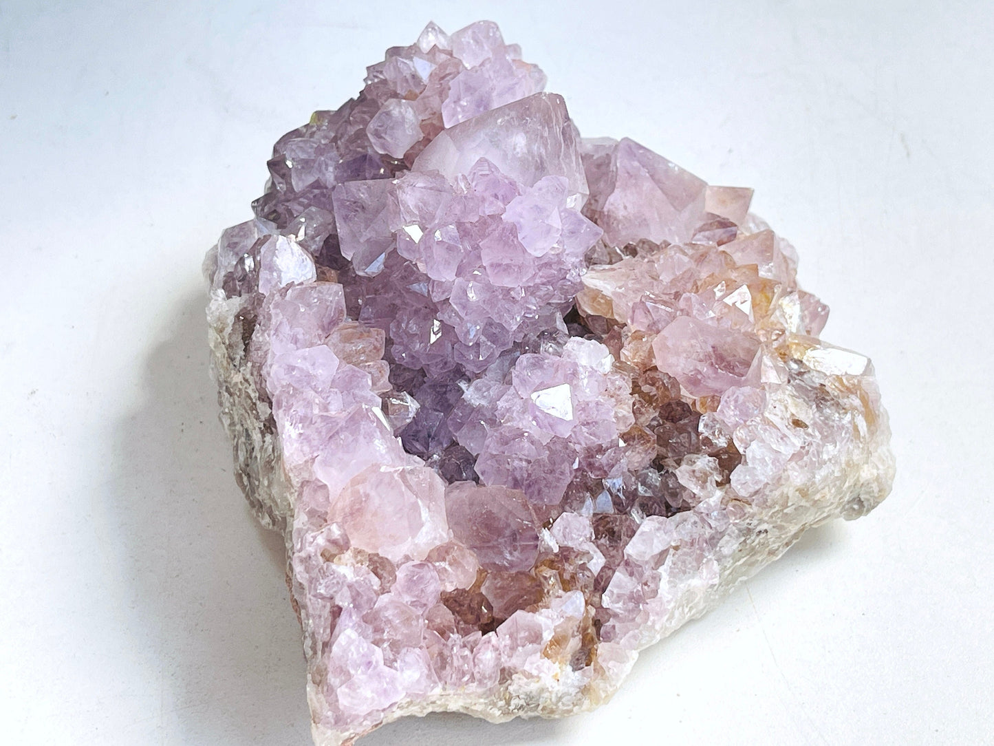 Spirit Quartz Cluster, 988g Lilac Spirit Quartz Point Cluster lilac fairy quartz, amazing Amethyst spirit quartz , amethyst spirit quartz,