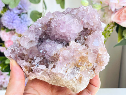 Spirit Quartz Cluster, 988g Lilac Spirit Quartz Point Cluster lilac fairy quartz, amazing Amethyst spirit quartz , amethyst spirit quartz,