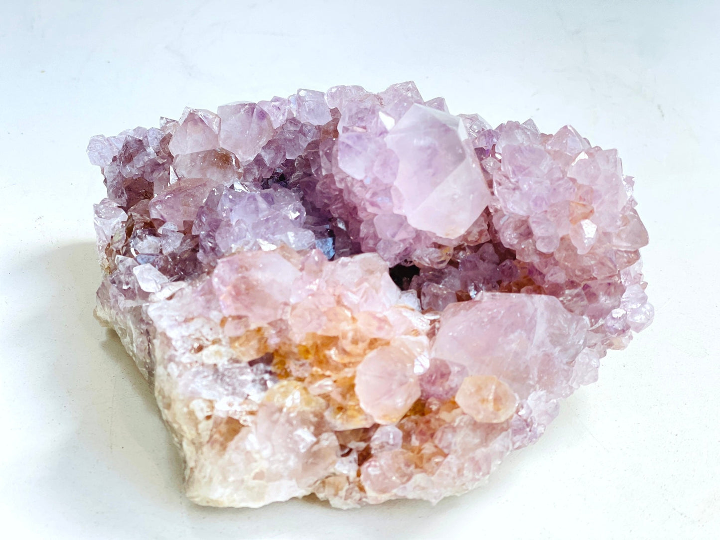 Spirit Quartz Cluster, 988g Lilac Spirit Quartz Point Cluster lilac fairy quartz, amazing Amethyst spirit quartz , amethyst spirit quartz,