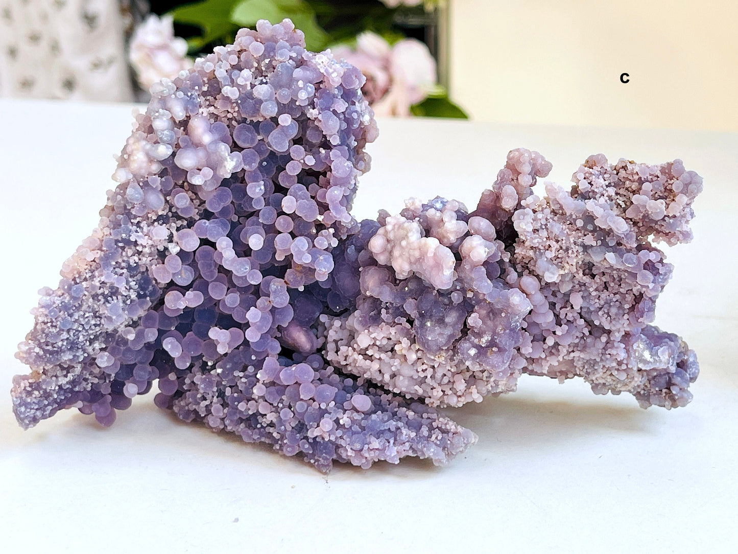 Grape Agate Cluster, Natural Free Form Grape Agate,Grape Agate, Raw Grape Agate, One Piece, Chalcedony Quartz Mineral Specimen-12