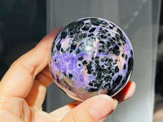 58mm Charoite Sphere-5