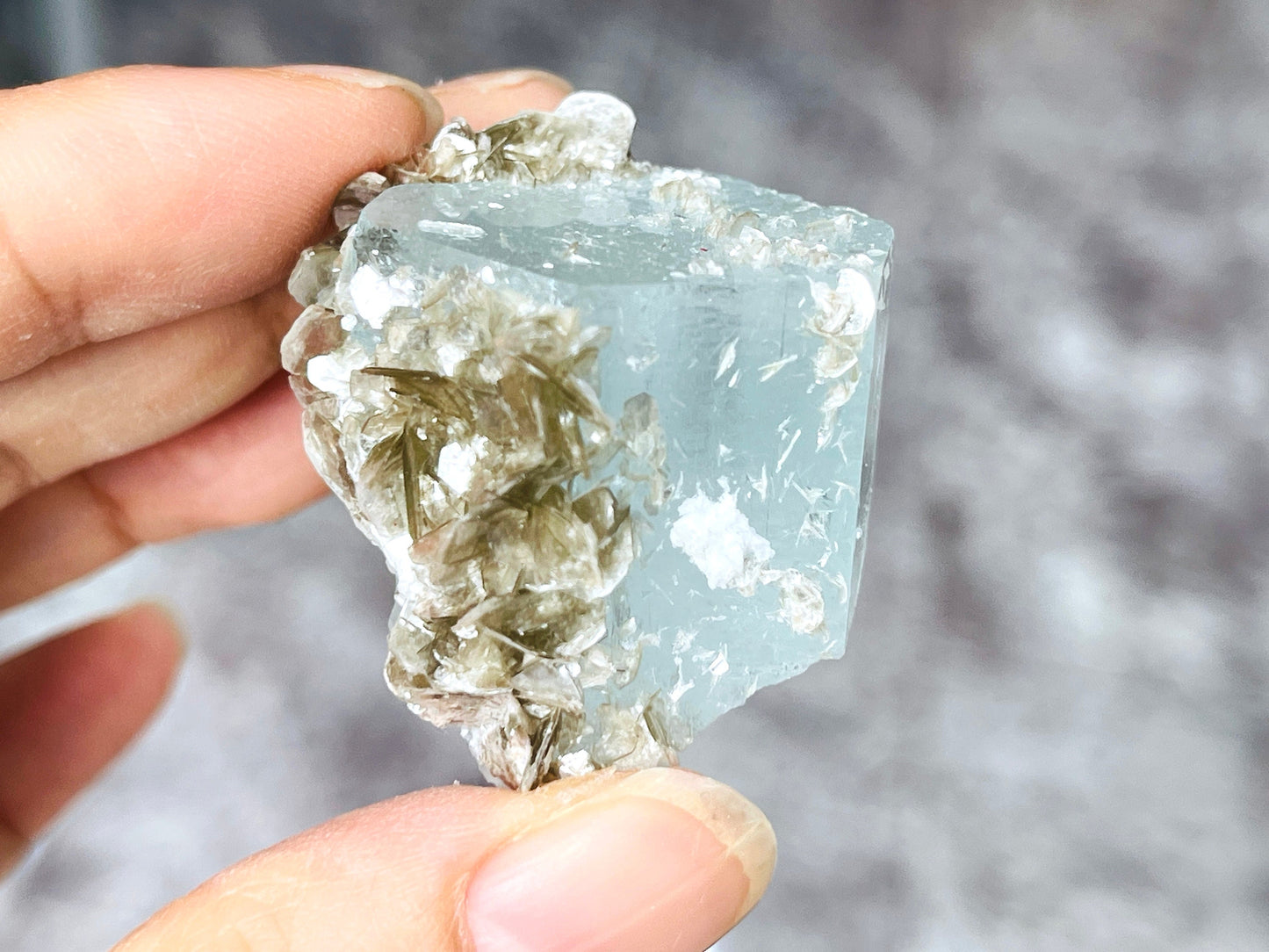 35g Aquamarine Beryl, Blue Aquamarine Specimen