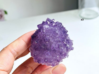 Unique Amethyst Flower, Translucent Amethyst Flower, Rare Amethyst Flower Cluster - Mineral Specimen - Rare Amethyst Flower Specimen -6