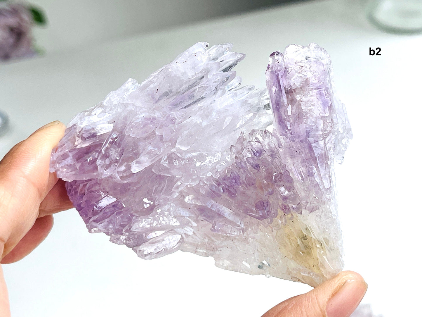 Unique Amethyst Flower, Translucent Amethyst Flower, Rare Amethyst Flower Cluster - Mineral Specimen - Rare Amethyst Flower Specimen -6