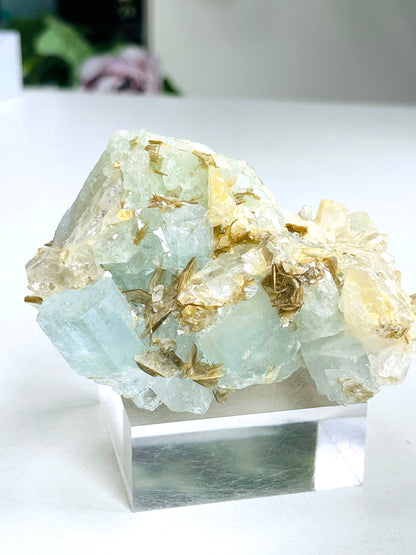 203g Aquamarine Beryl, Blue Aquamarine Specimen