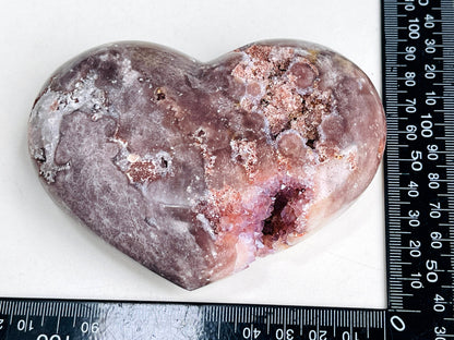 Pink Amethyst Heart, 436g Super Extra Quality Pink Amethyst Druzy Heart,  Crystal Heart, Crystal Heart, Crystal Gift, Healing Crystal