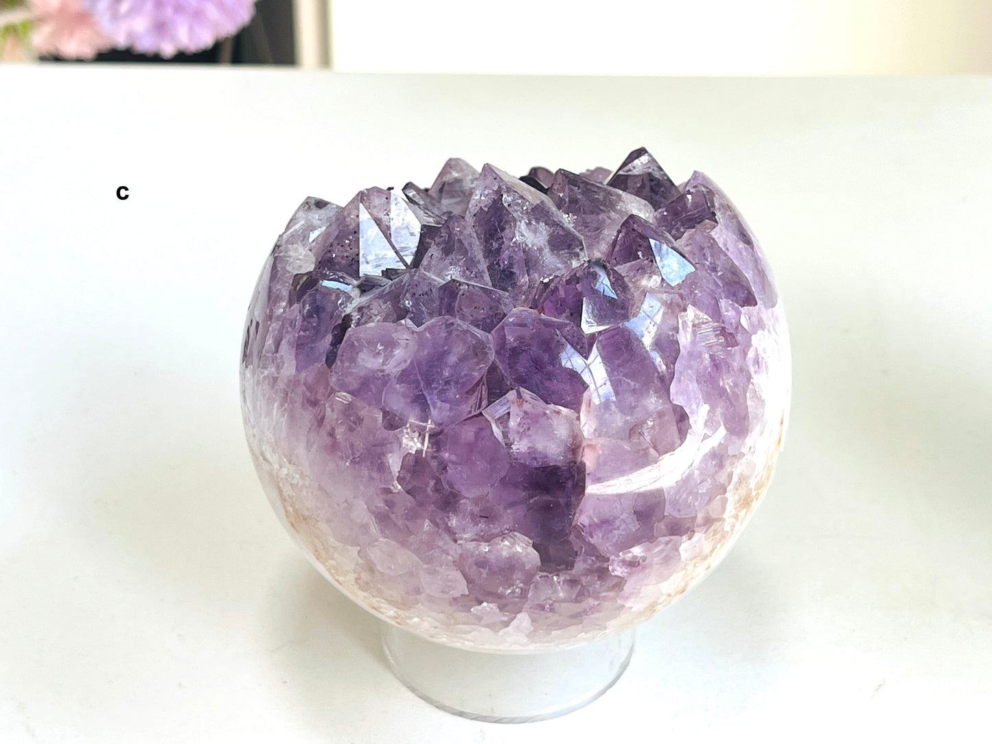 Amethyst Druzy Sphere