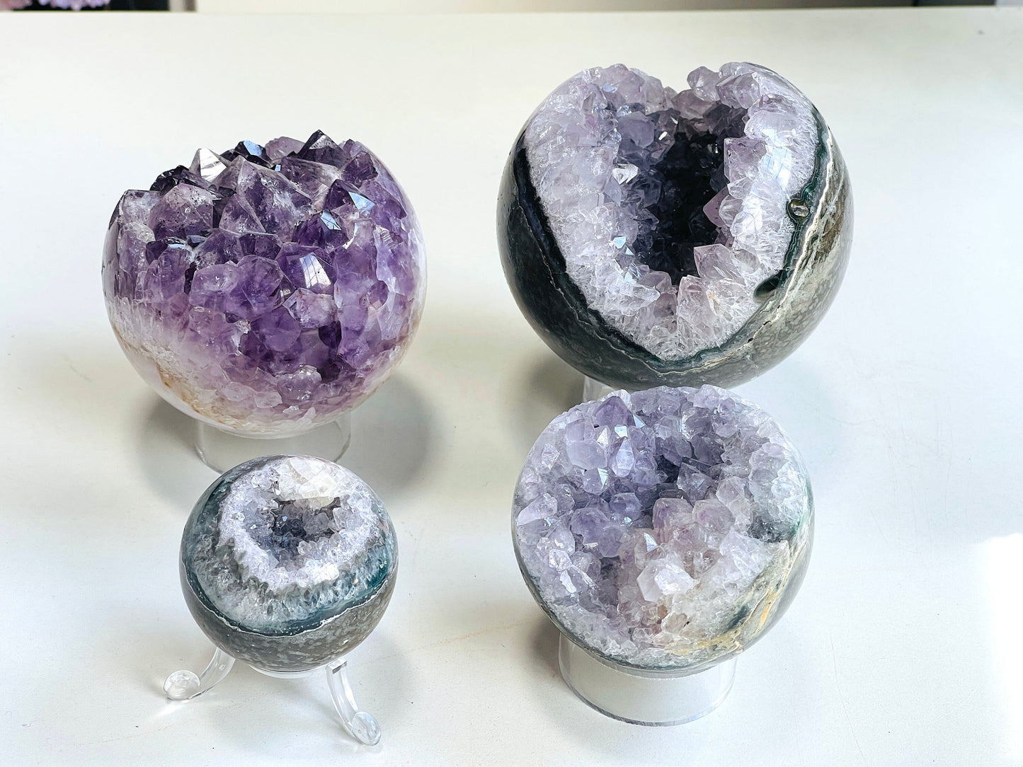 Amethyst Druzy Sphere