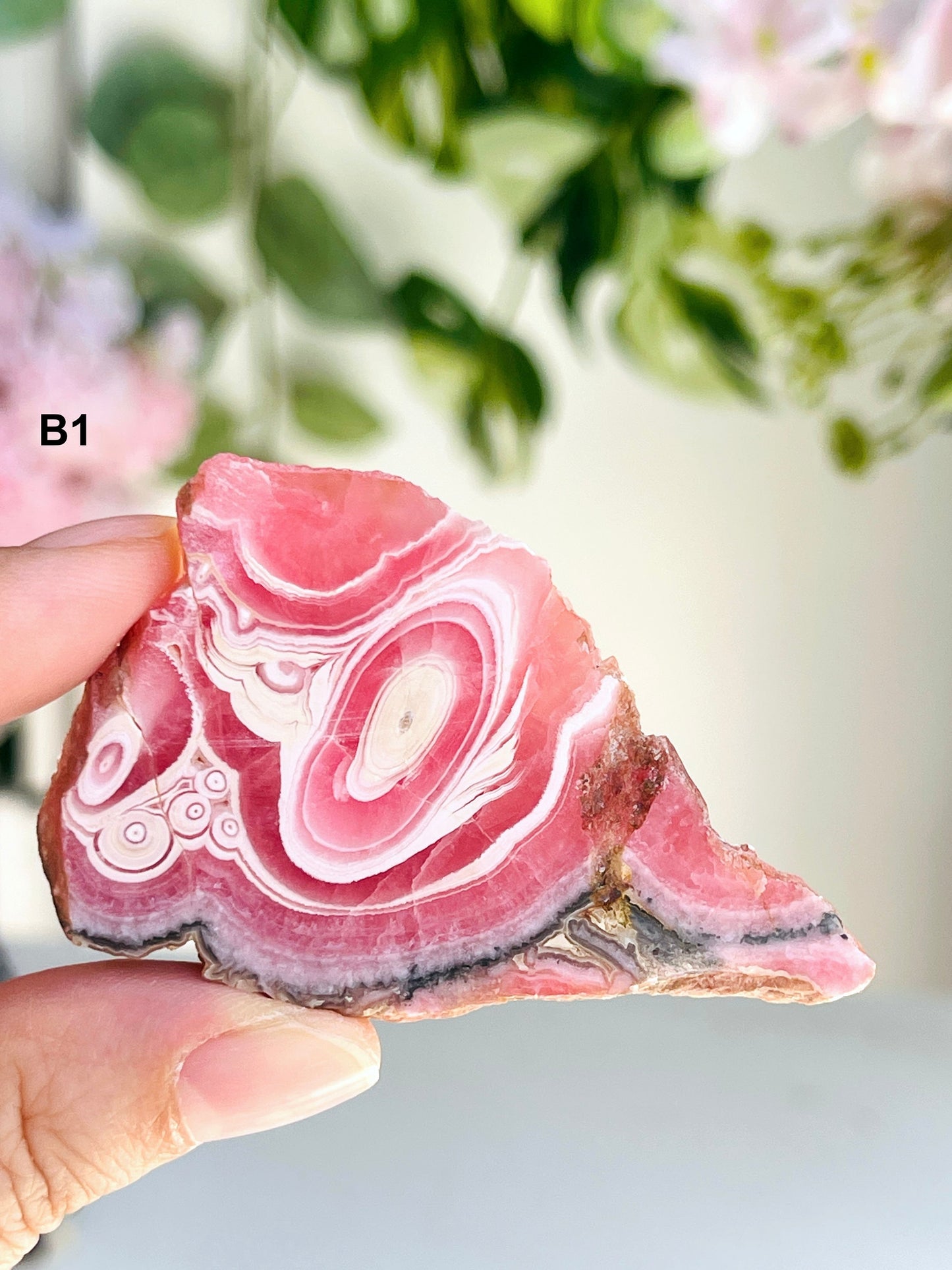 Unique Rhodochrosite Slabs, Rhodochrosite Mineral Specimen, Natural Rhodochrosite, Argentina Pink Rhodochrosite