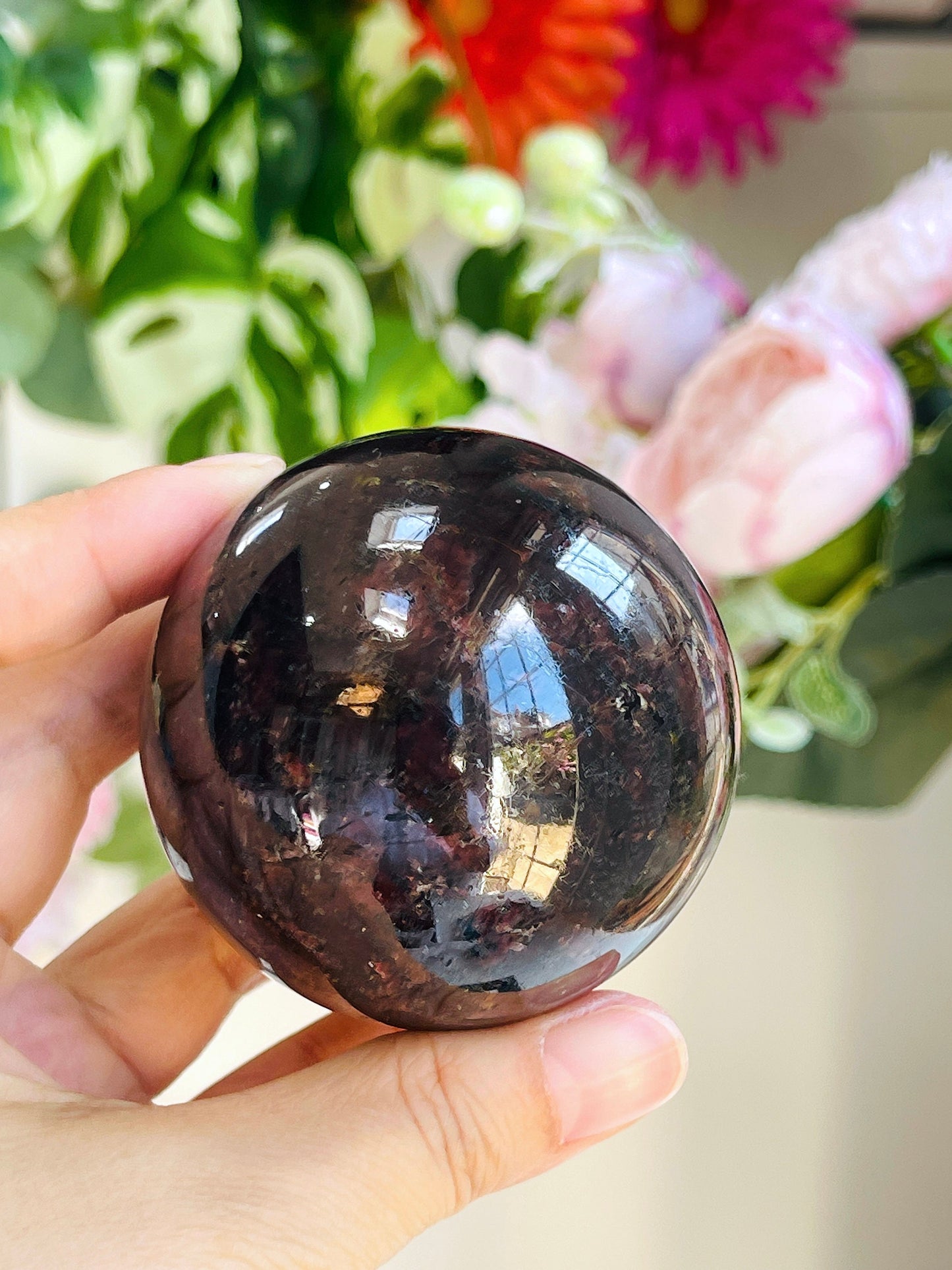 Gemy Garnet Sphere -1