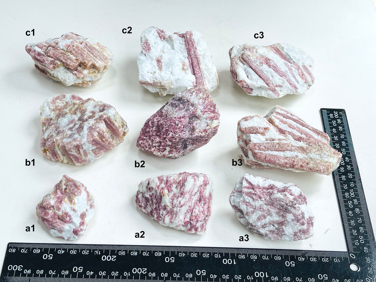 Pink Tourmaline with Quartz, Natural pink tourmaline in quartz matrix, Large Pink Tourmaline Chunk, Mineral Specimen, Healing Crystals -1