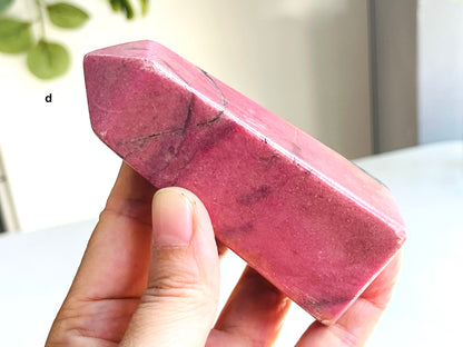 Rhodonite Tower, Premium Quality Rhodonite Tower, Rhodonite Crystal, Rhodonite Stone Obelisk, Healing Crystal