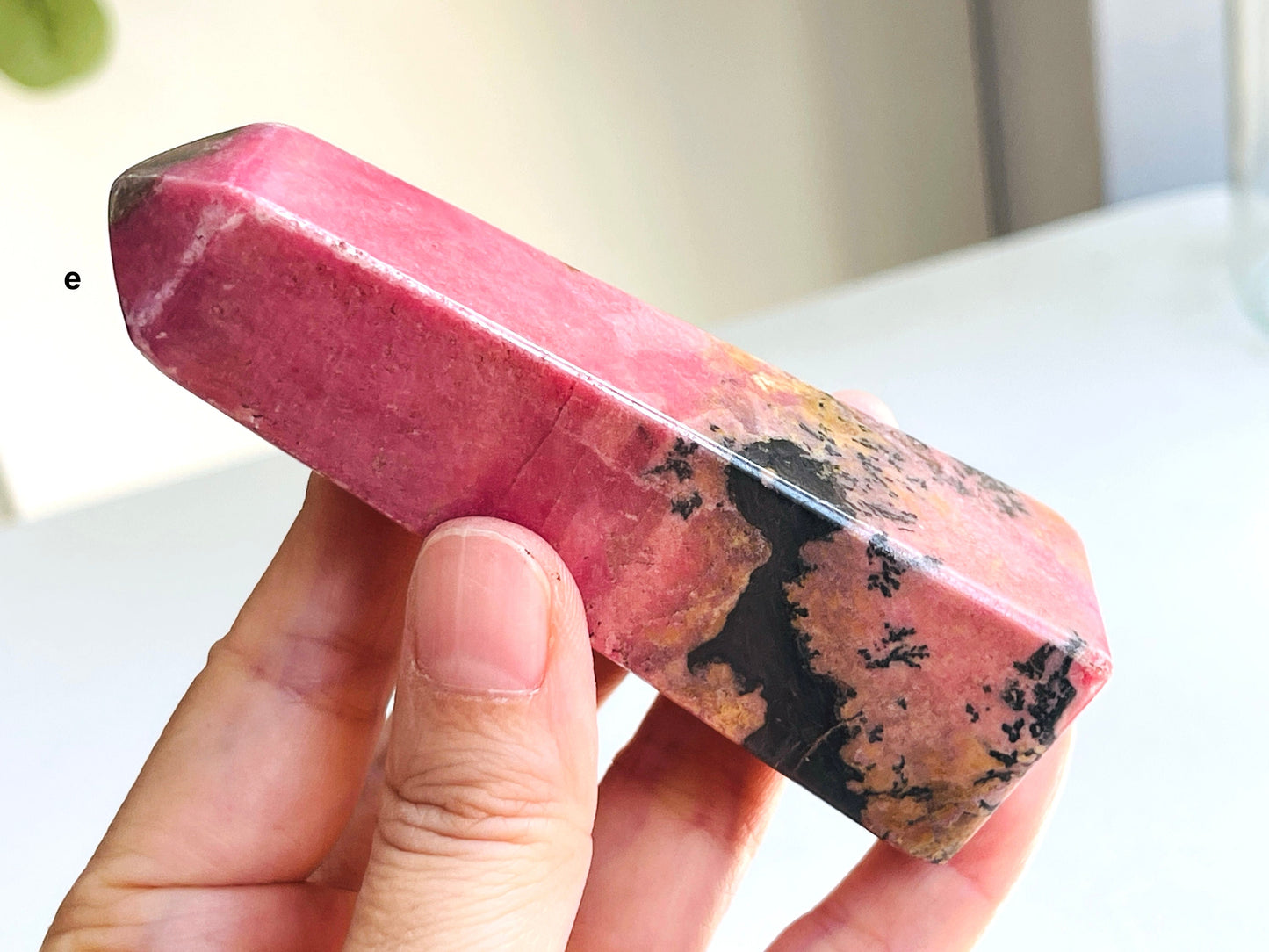 Rhodonite Tower, Premium Quality Rhodonite Tower, Rhodonite Crystal, Rhodonite Stone Obelisk, Healing Crystal