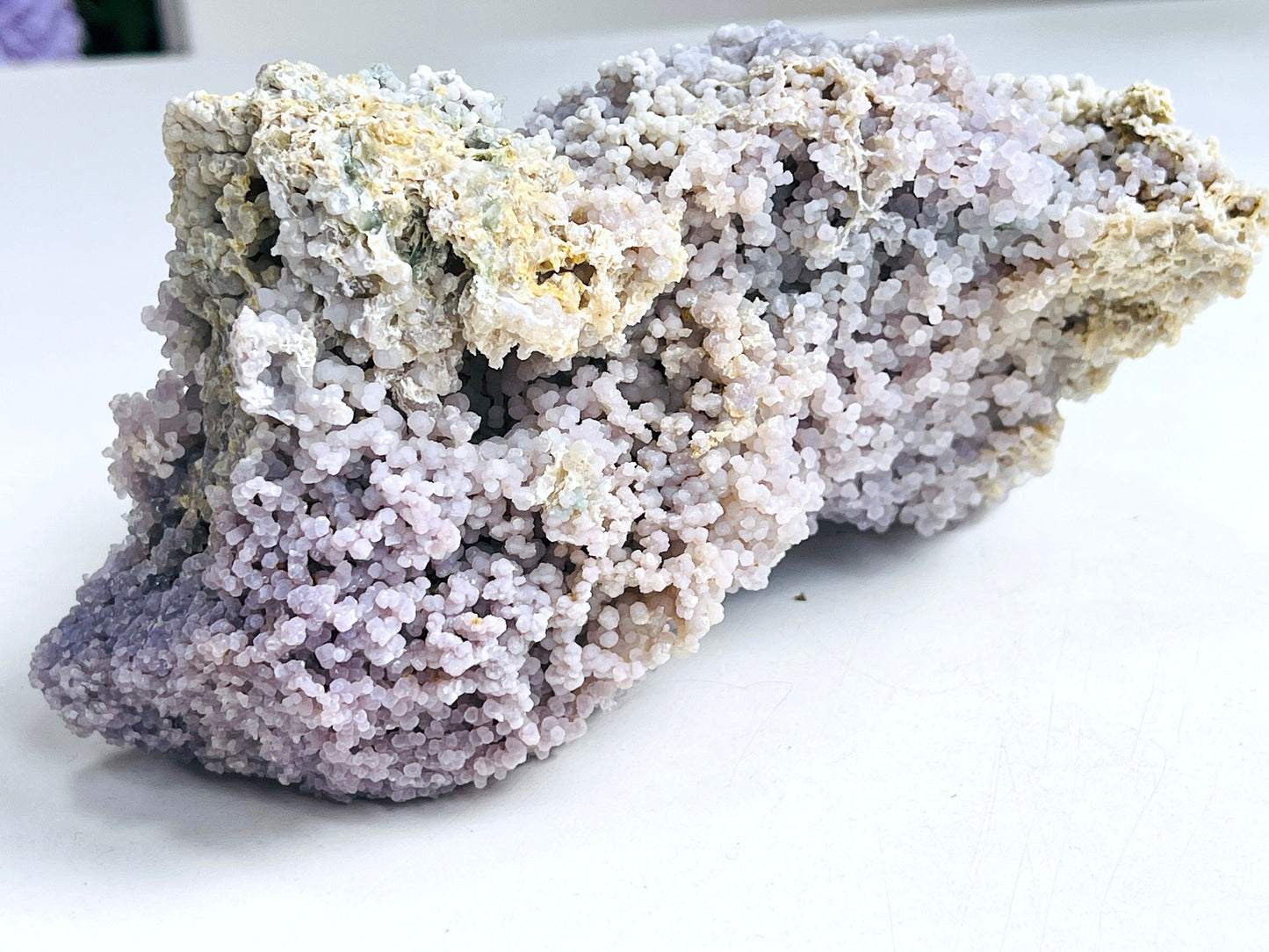 620g Super Sparkling Natural Grape Agate Specimen