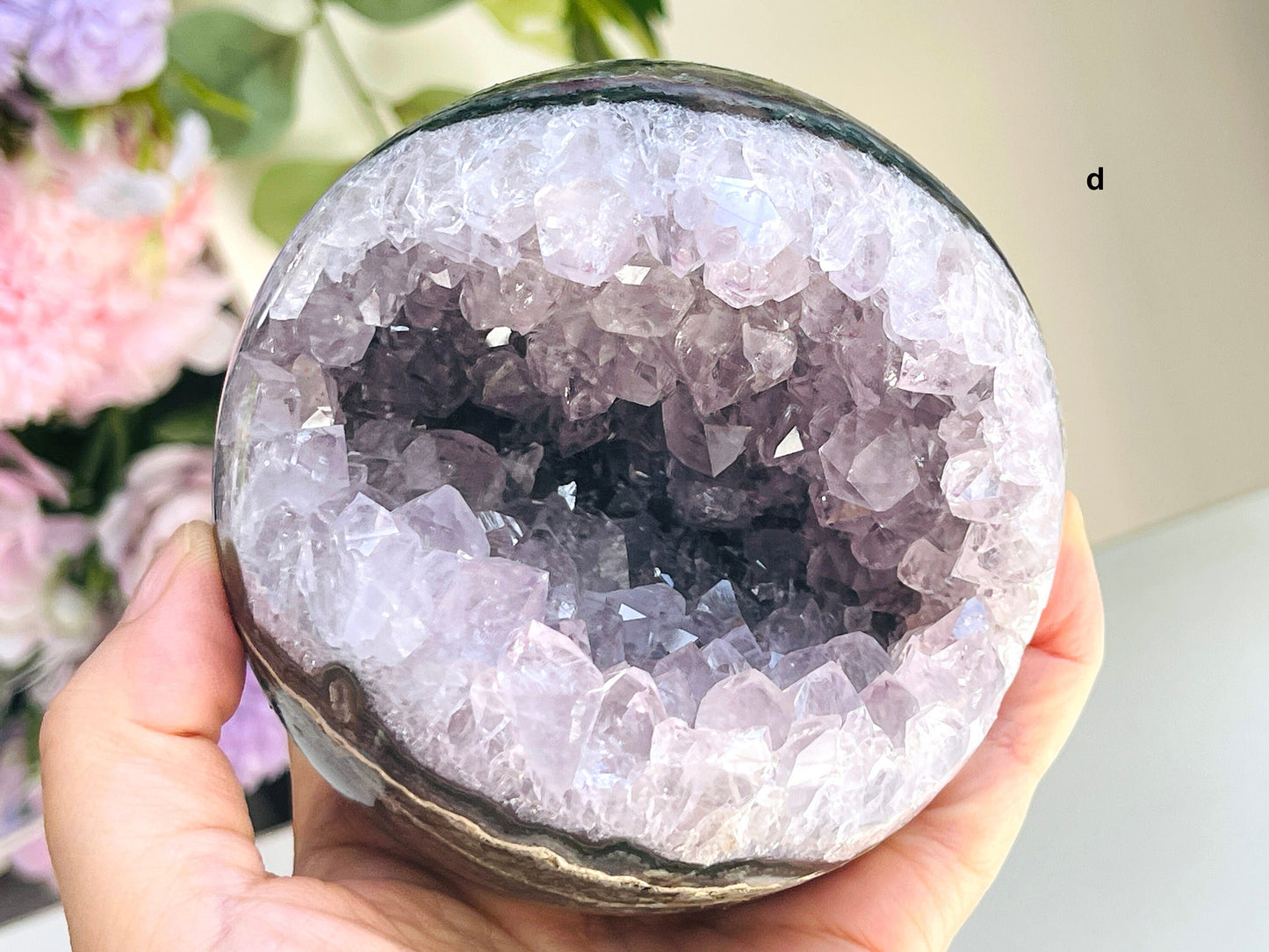 Amethyst Druzy Sphere