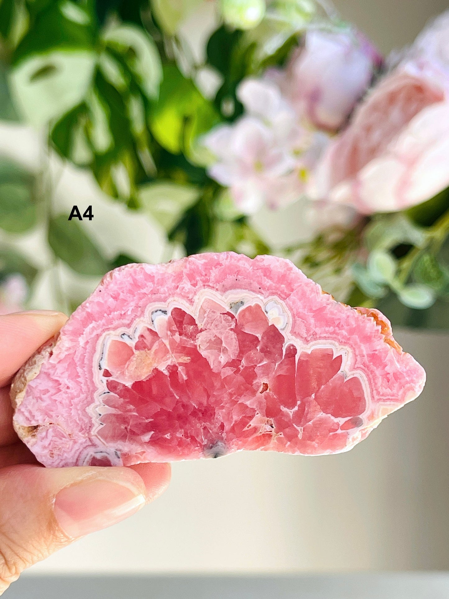 Unique Rhodochrosite Slabs, Rhodochrosite Mineral Specimen, Natural Rhodochrosite, Argentina Pink Rhodochrosite