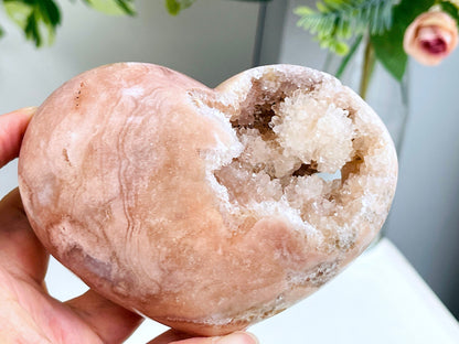 Pink Amethyst Heart, Super Extra Quality Pink Amethyst Druzy Heart,  Crystal Heart, Crystal Heart, Crystal Gift, Healing Crystal