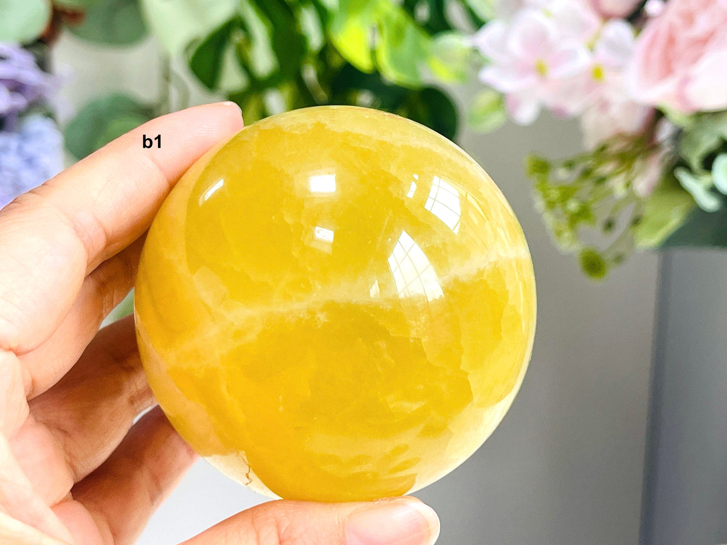 Lemon Calcite Sphere, high quality natural lemon calcite crystal sphere,  crystal ball, healing crystal,home decoration, crystal gift