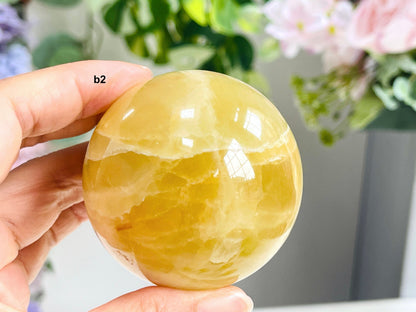 Lemon Calcite Sphere, high quality natural lemon calcite crystal sphere,  crystal ball, healing crystal,home decoration, crystal gift