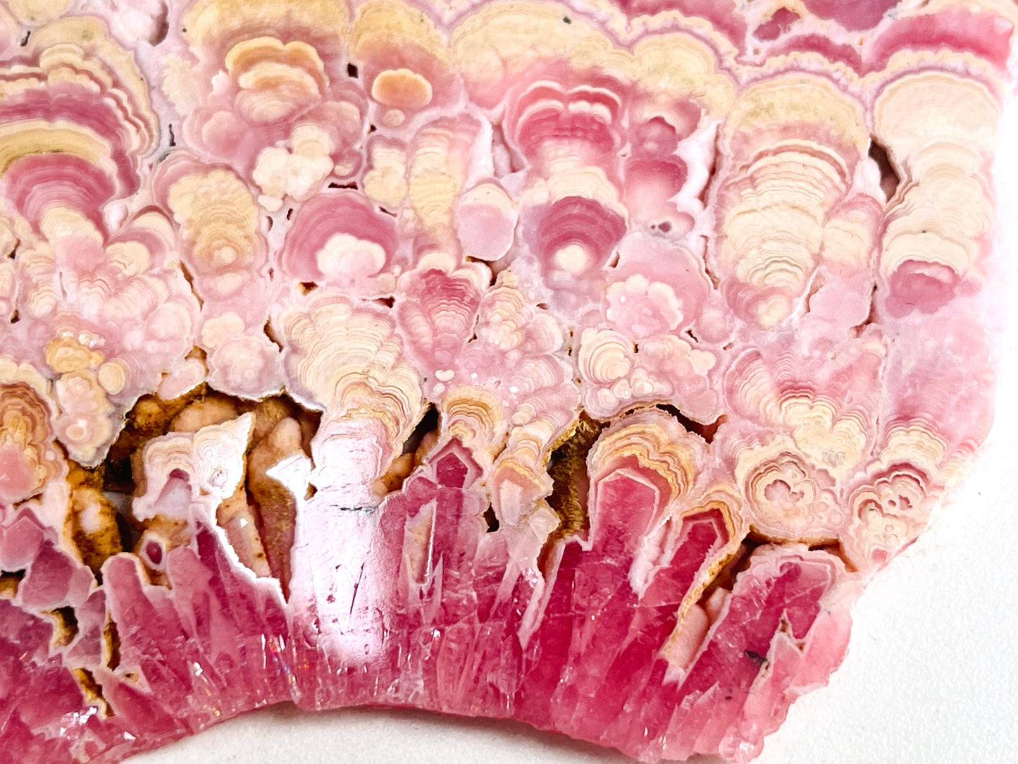 Extraordinary Rhodochrosite slab