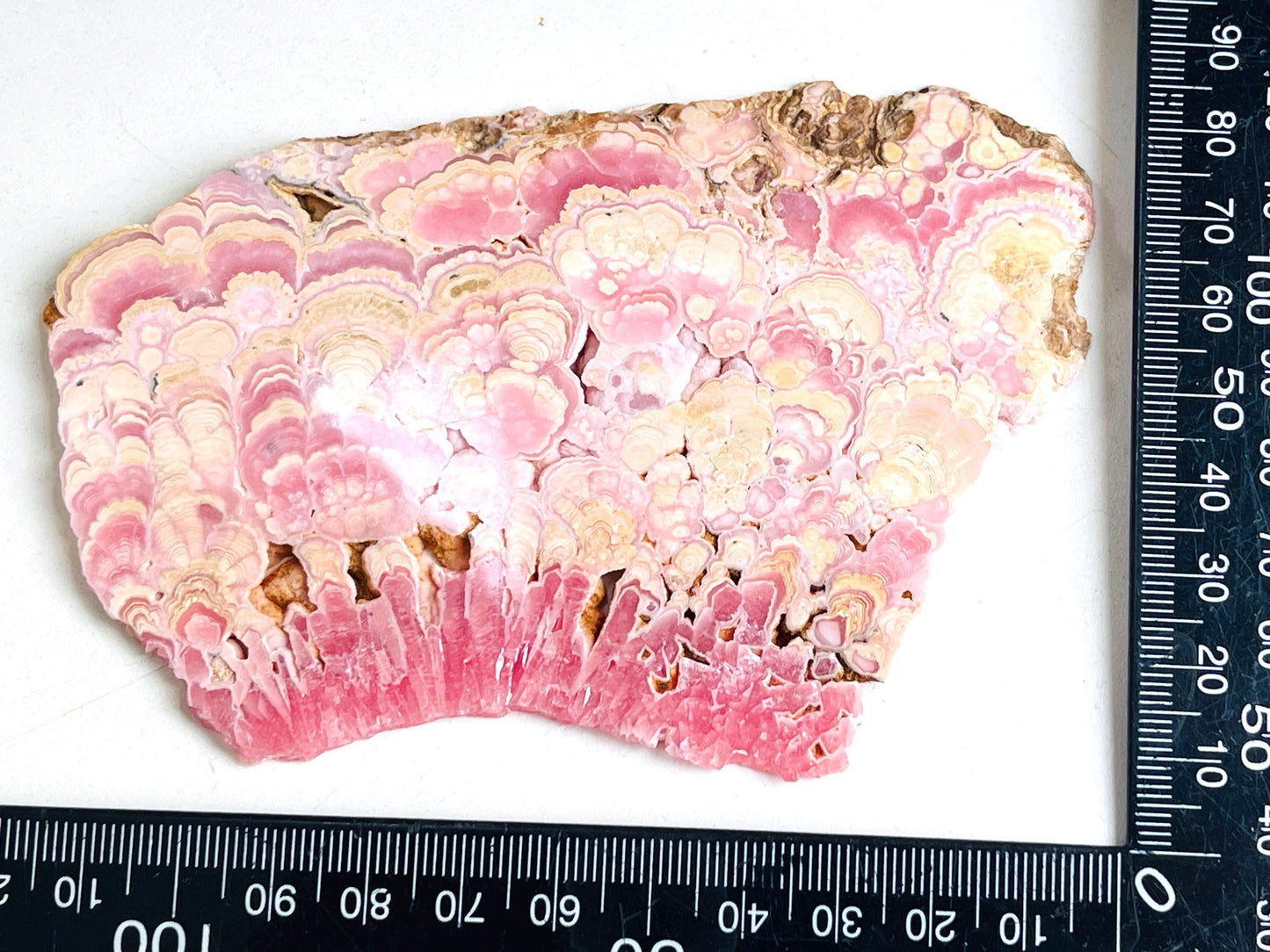 Extraordinary Rhodochrosite slab