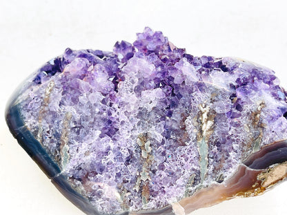 Extraordinary Amethyst Stalactite Flower Mineral Specimen, Special Amethyst Flower Formation , Amethyst Specimen, Crystal Gift, Unique Gift