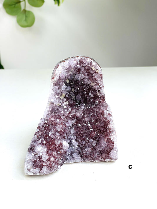 Large Uruguay Rainbow Amethyst Cutbase