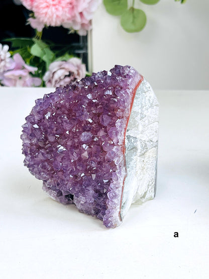 Large Uruguay Rainbow Amethyst Cutbase