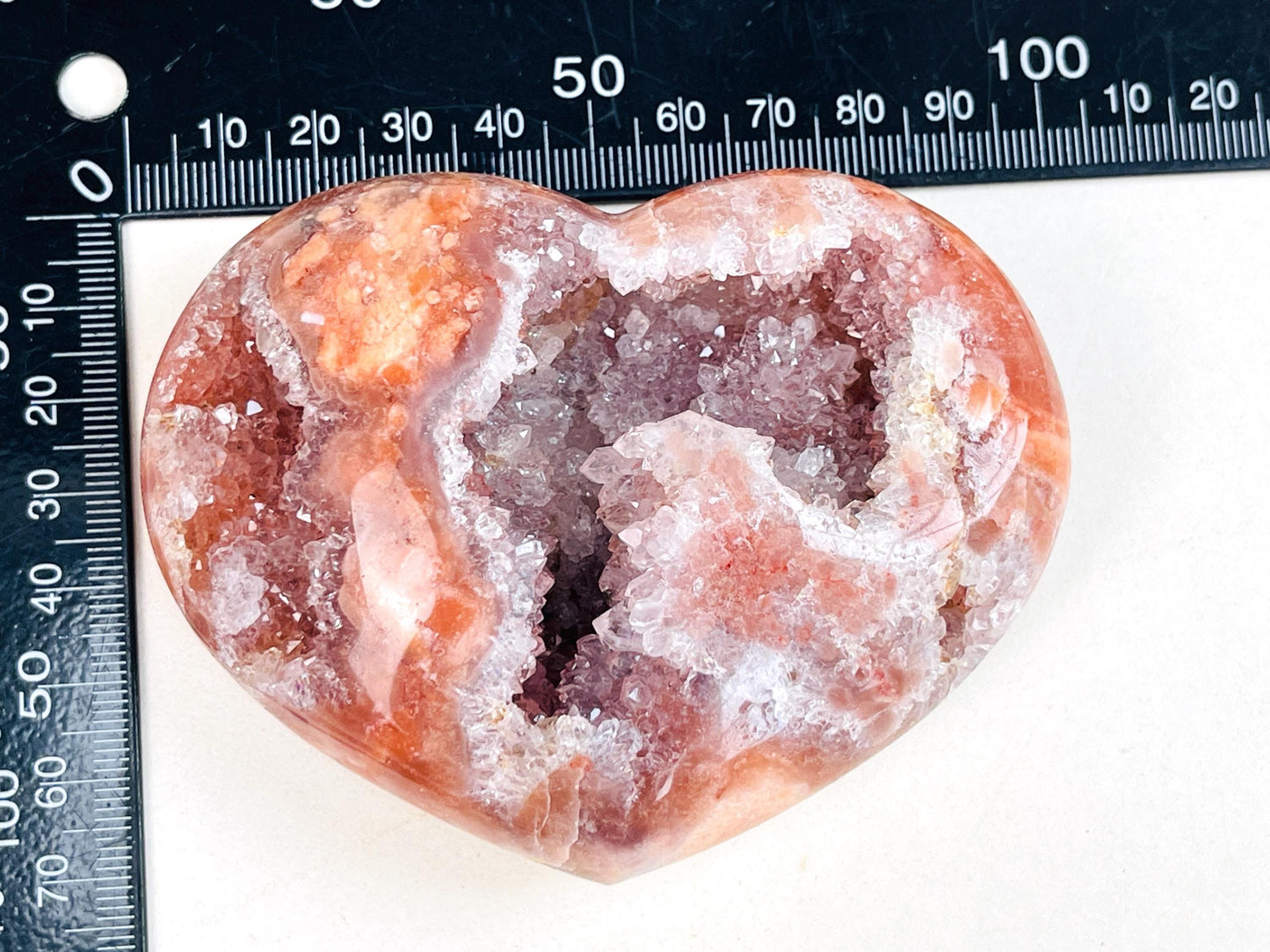 Pink Amethyst, Super Extra Quality Puffy Pink Amethyst Heart, Pink Amethyst Crystal Heart, Crystal Heart, Crystal Gift, Healing Crystal