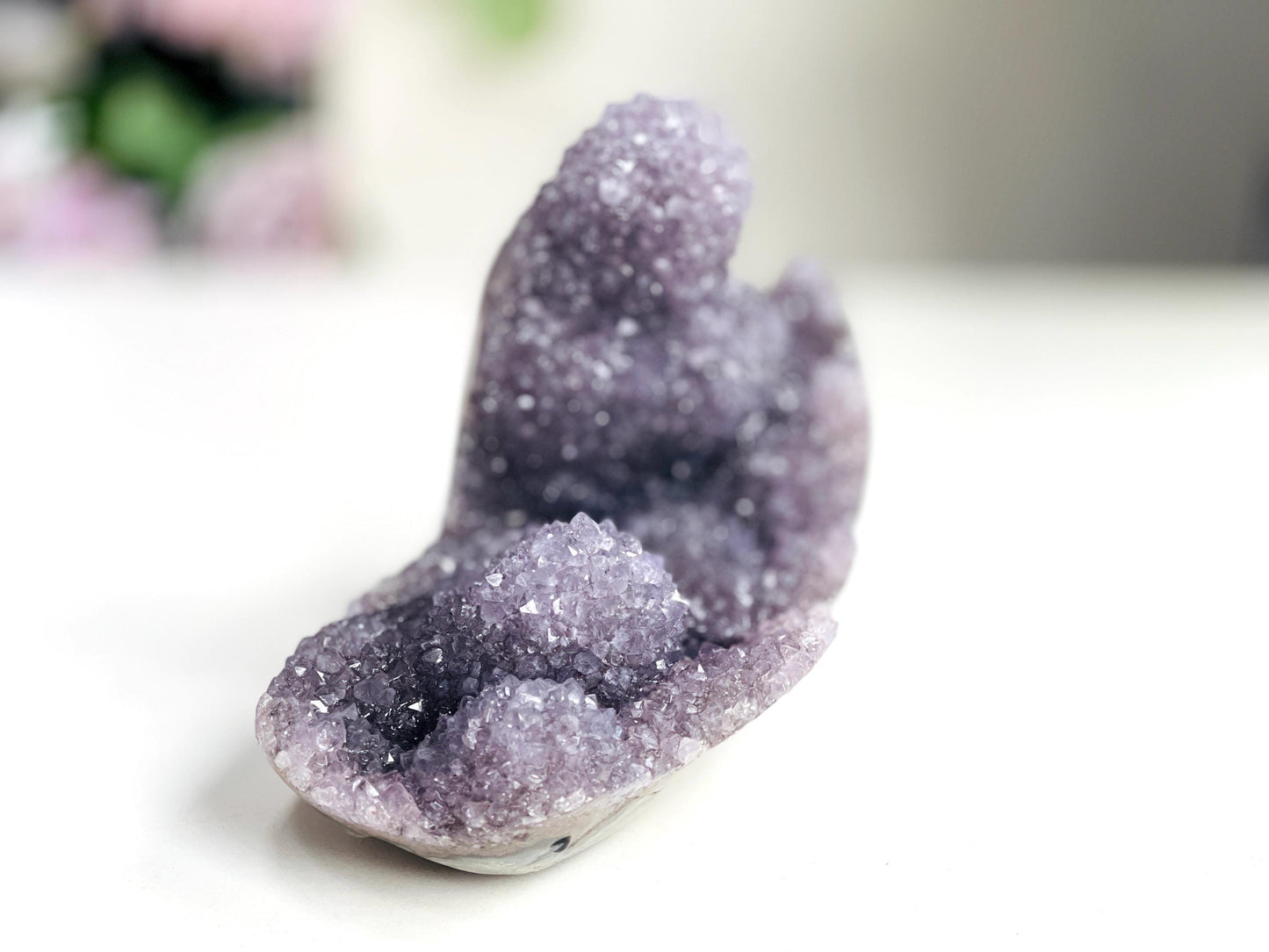 Unique Amethyst Crystal, Amethyst Stalactite, Amethyst Display, Amethyst Specimen  Amethyst Cluster, Crystal Gift, Unique Gift