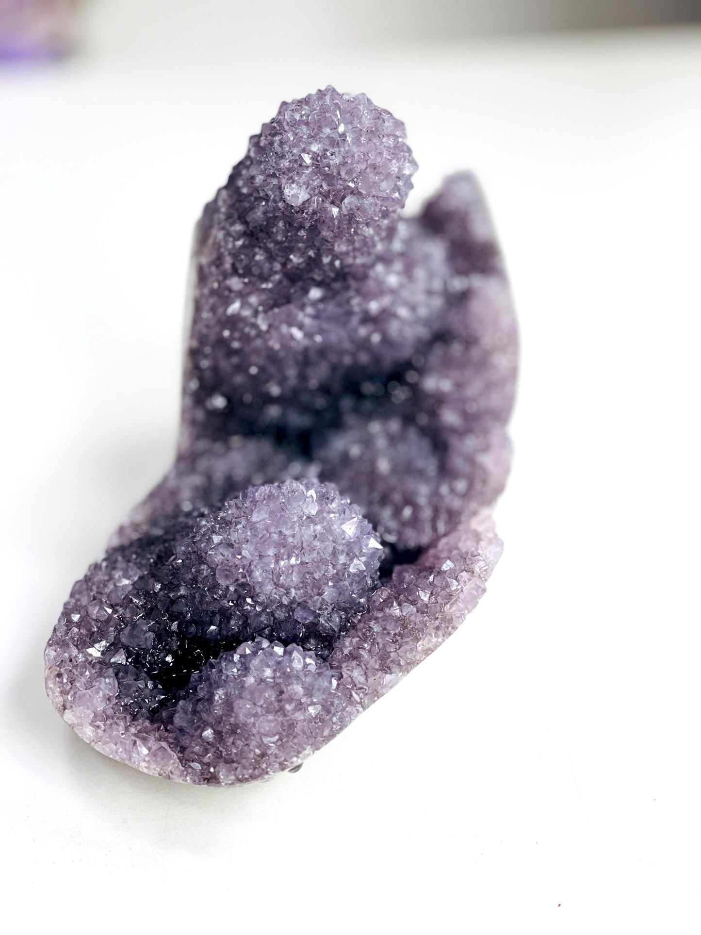 Unique Amethyst Crystal, Amethyst Stalactite, Amethyst Display, Amethyst Specimen  Amethyst Cluster, Crystal Gift, Unique Gift