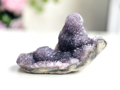 Unique Amethyst Crystal, Amethyst Stalactite, Amethyst Display, Amethyst Specimen  Amethyst Cluster, Crystal Gift, Unique Gift