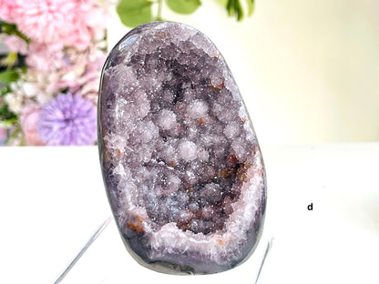 Rainbow Sugar Amethyst , Uruguay Amethyst Cutbase, Super Sparkling Amethyst Cluster, Small Amethyst Cathedral, Crystal Gift 4