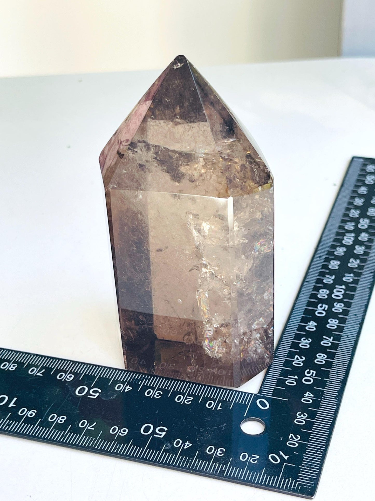 Super Extra Quality Natural Smoky Quartz Point, Brazilian Smoky Quartz Tower,  Crystal for Grounding, Crystal Gift, Home Decor