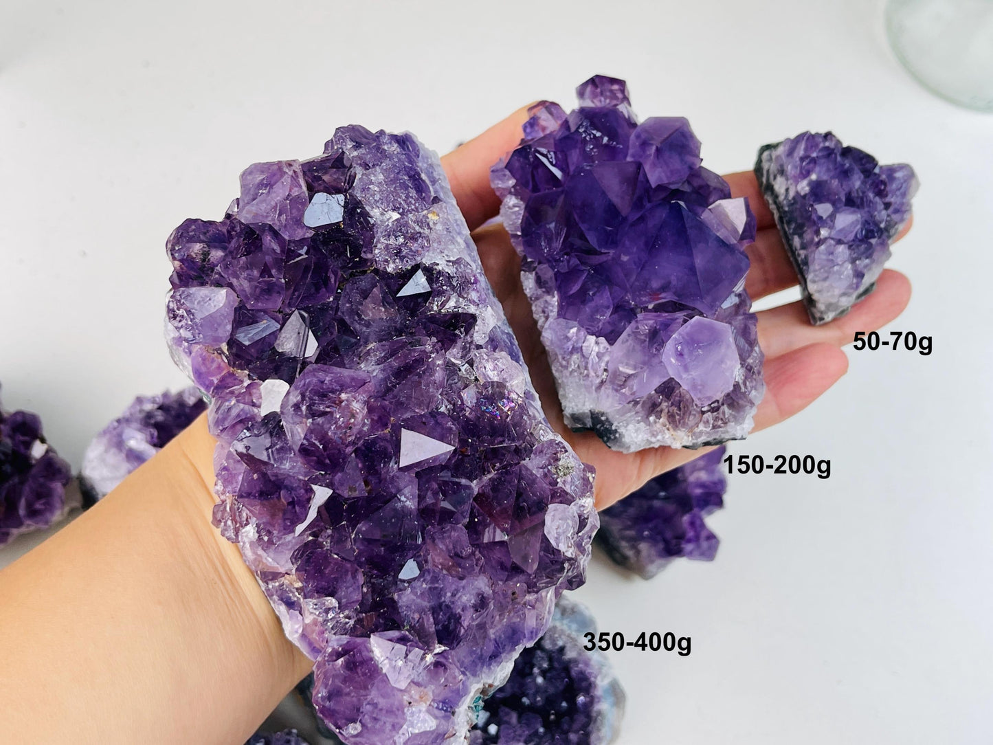 Amethyst Cluster, AAA Quality Raw Amethyst Druzy Cluster , One Piece Amethyst Geode Cluster, Crystal for Anxiety, Crystal Gift