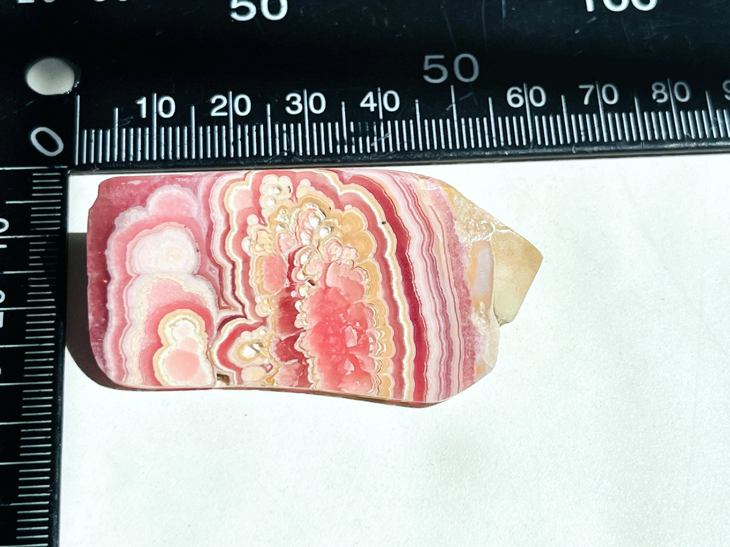 Rhodochrosite Gemy Freeform collector's piece, Argentina Rhodochrosite Specimen,  rare crystals, crystal gift