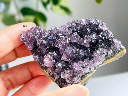 Amethyst Stalactite, Rainbow Sugar Amethyst, Uruguay Amethyst Formation, Super Sparkling Amethyst Cluster, Small Amethyst, Crystal Gift 6