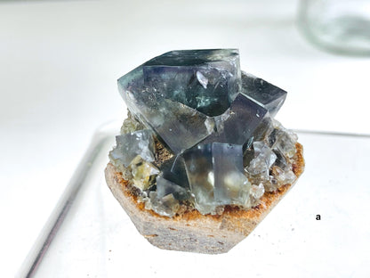 Extraordinary Fluorite Specimen-Fairy Holes Pocket,  Lady Annabbella Mine, Durham England. Mineral Specimen.Collectors Fluorite-G2