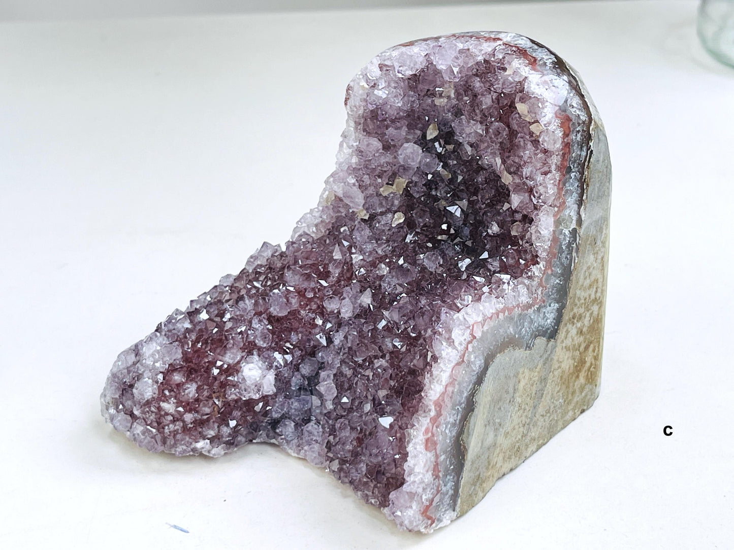 Large Uruguay Rainbow Amethyst Cutbase