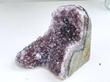 Large Uruguay Rainbow Amethyst Cutbase