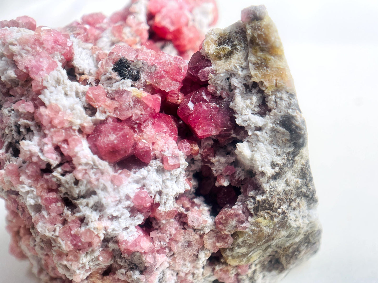 New Find !! High Grade Rare Raspberry Pink Garnet Mineral Specimen ~ Coahuila, Mexico -1