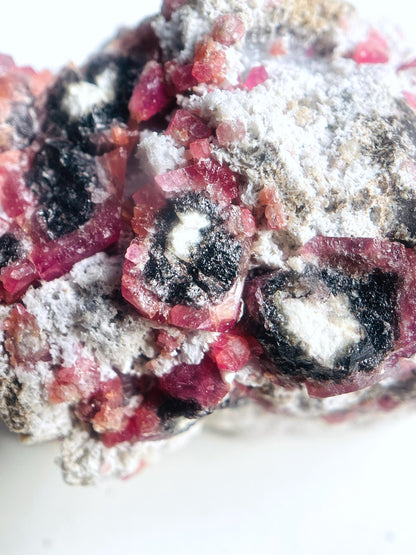 New Find !! High Grade Rare Raspberry Pink Garnet Mineral Specimen ~ Coahuila, Mexico -3