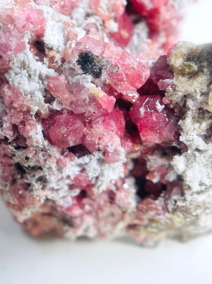 New Find !! High Grade Rare Raspberry Pink Garnet Mineral Specimen ~ Coahuila, Mexico -1