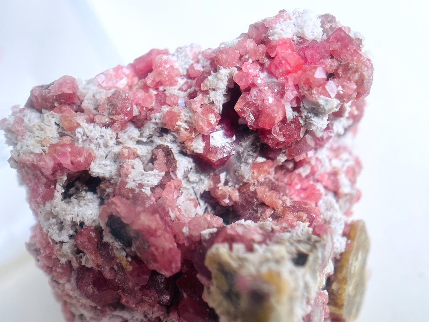 New Find !! High Grade Rare Raspberry Pink Garnet Mineral Specimen ~ Coahuila, Mexico -1